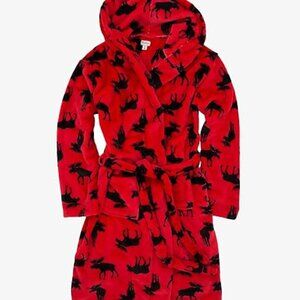 Hatley Moose Adult Fleece Robe